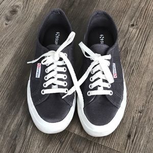 Superga Cotu Grey Sneakers SIze 8.5